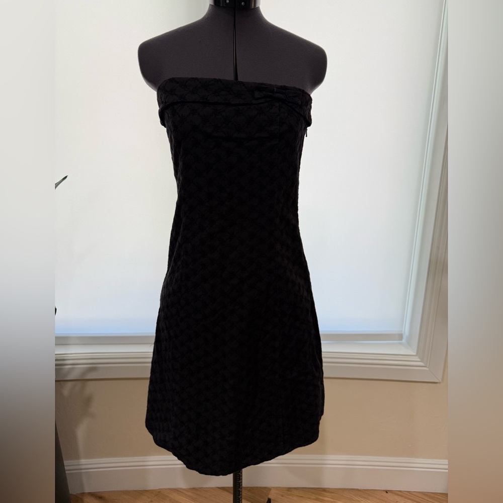 Odille Black Strapless Dress